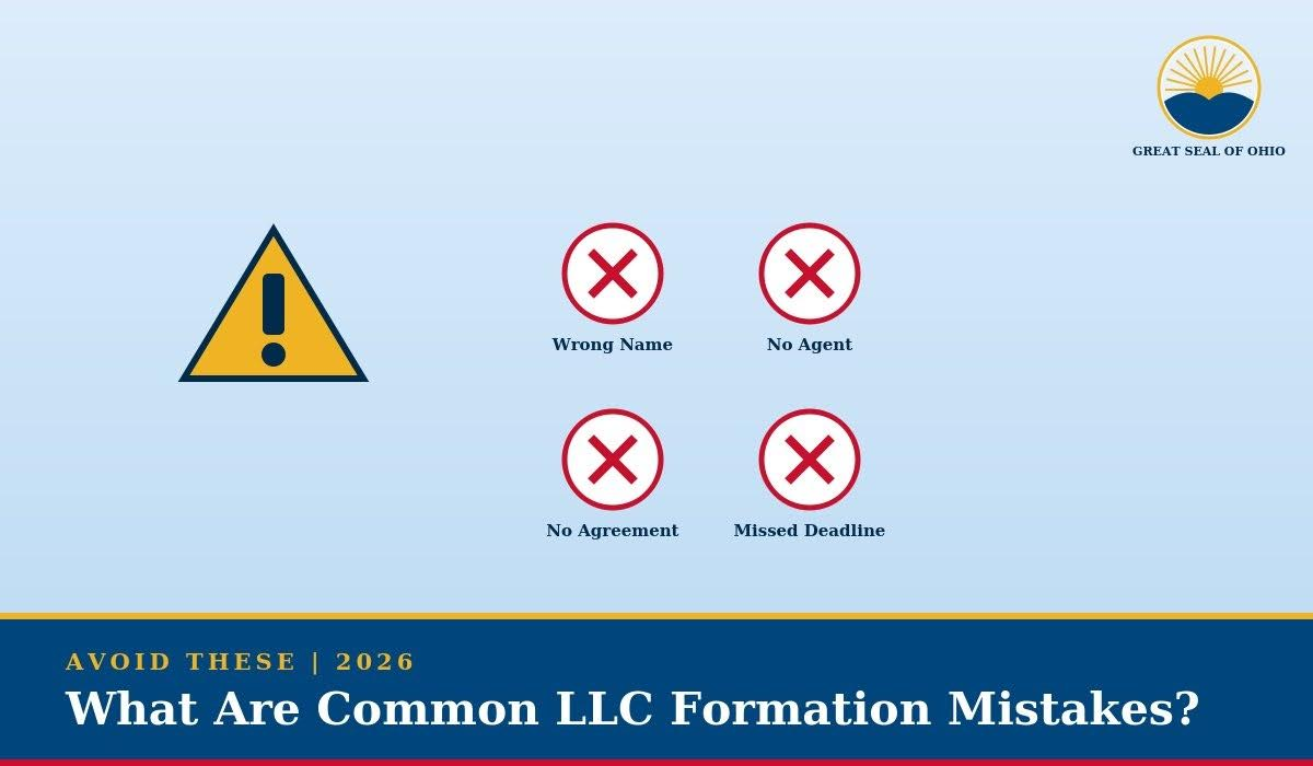 Ohio LLC, formation, mistakes, compliance
